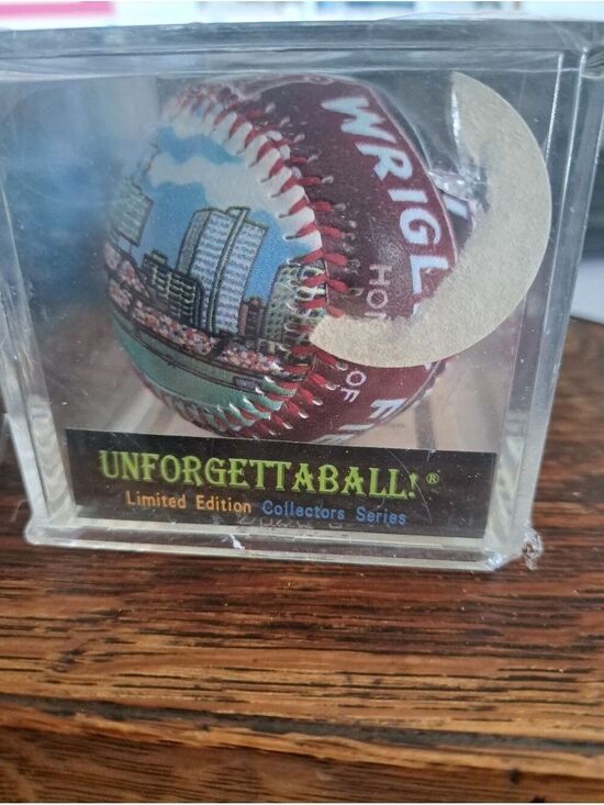 unforgettaball Other - VTG Wrigley Field UNFORGETTABALL Limited Edition Baseball Collectible SEALED